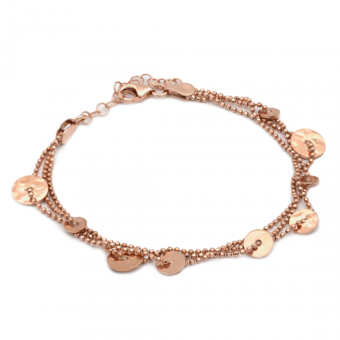 BRATARA DIN ARGINT ROSE TRIPLE ROUNDS [1]