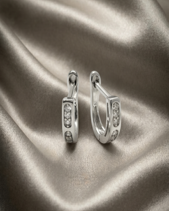 CERCEI DIN ARGINT CRYSTAL BAND [3]