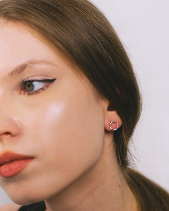 CERCEI DIN ARGINT RAINBOW CIRCLE [2]