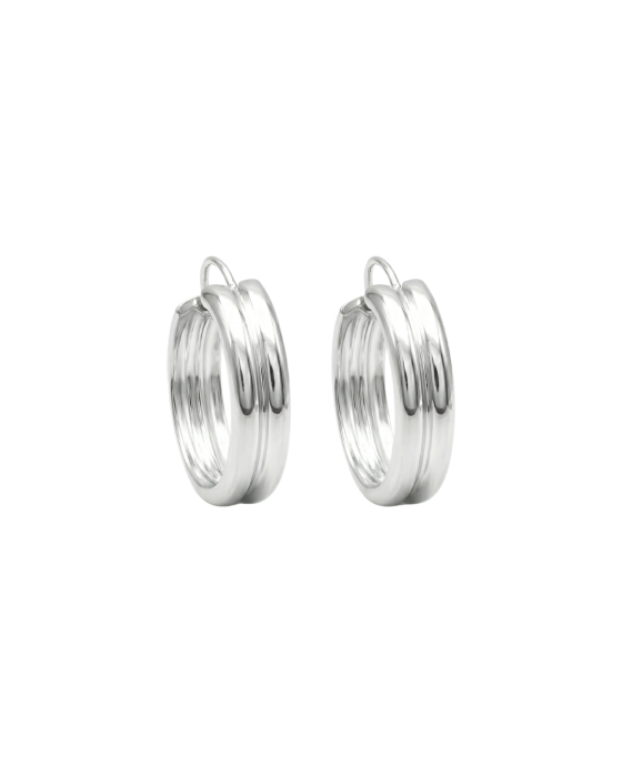 CERCEI DIN ARGINT SIMPLE HOOP [3]