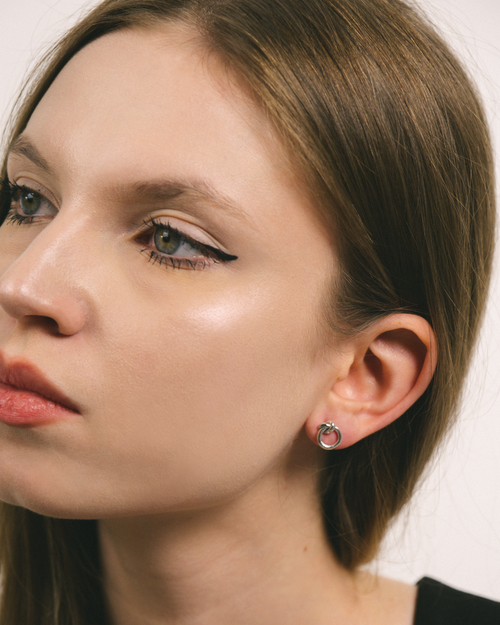 CERCEI DIN ARGINT TINY KNOT [2]