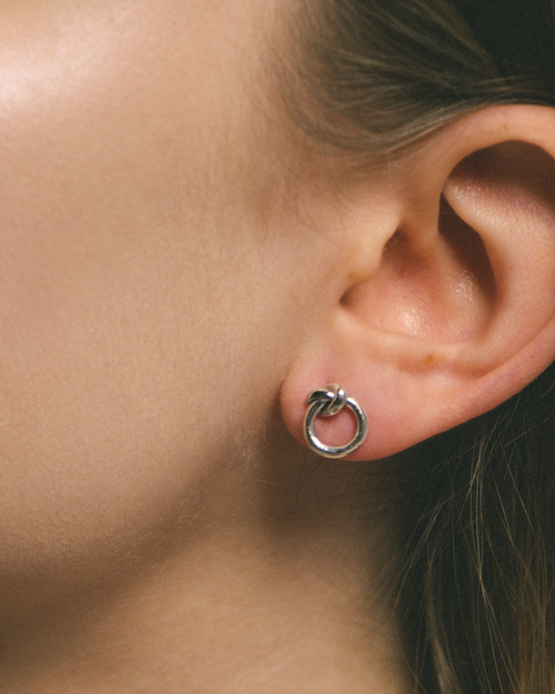 CERCEI DIN ARGINT TINY KNOT [3]