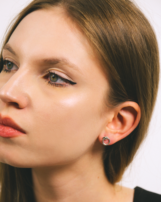 CERCEI DIN ARGINT TINY KNOT [2]