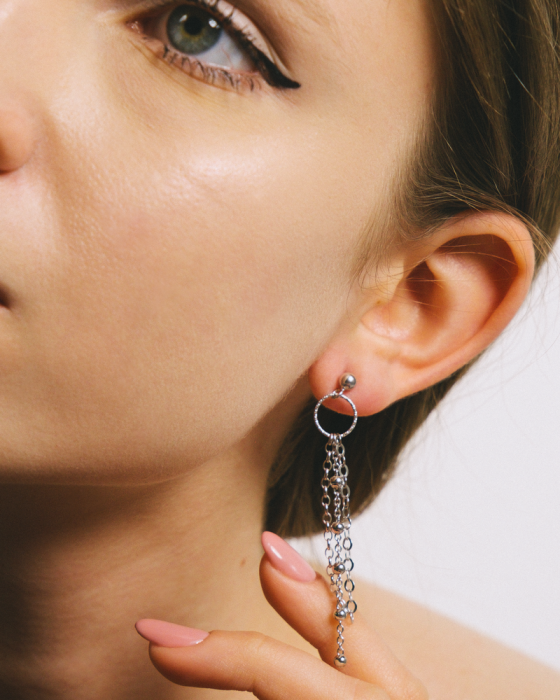 CERCEI DIN ARGINT TRIPLE CHAIN [2]