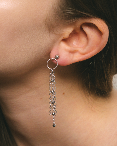 CERCEI DIN ARGINT TRIPLE CHAIN [3]