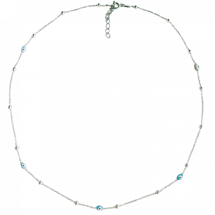 COLIER DIN ARGINT BLUE EYES [1]