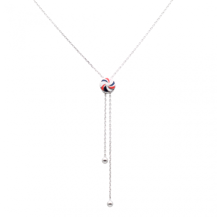 COLIER REGLABIL DIN ARGINT COLORED WHEEL 3 [1]