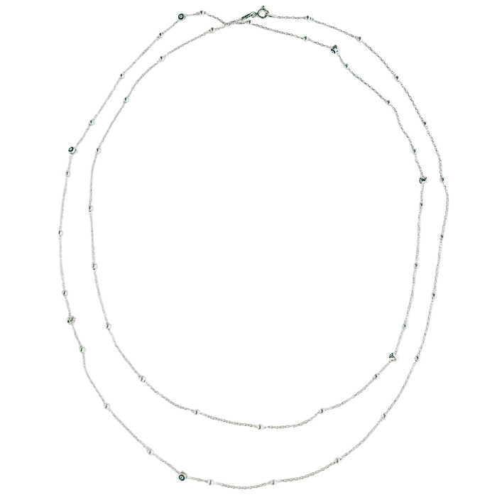 COLIER DIN ARGINT DOUBLE BEADS [1]