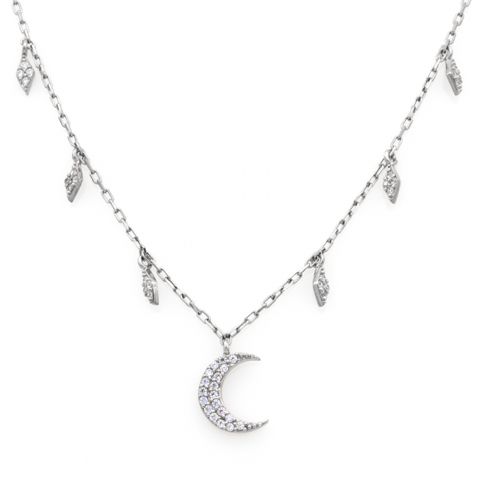 COLIER DIN ARGINT SHINY MOON [1]