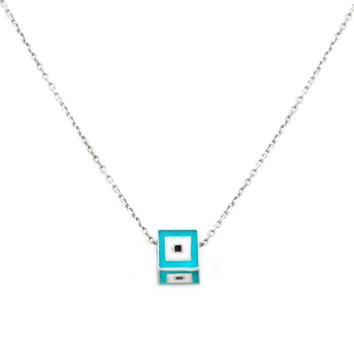 COLIER DIN ARGINT TURQUOISE DICE [1]