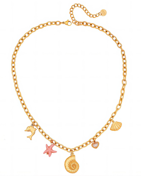 COLIER PLACAT CU AUR SEASHELL [4]
