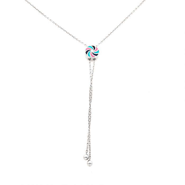 COLIER REGLABIL DIN ARGINT COLORED WHEEL 4 [1]