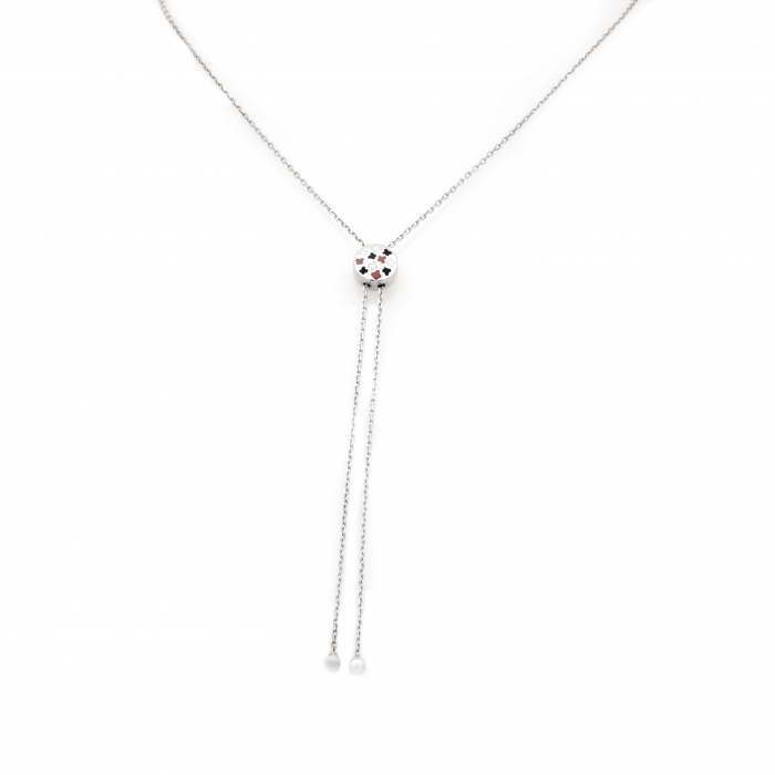 COLIER REGLABIL DIN ARGINT COLORED WHEEL 9 [1]