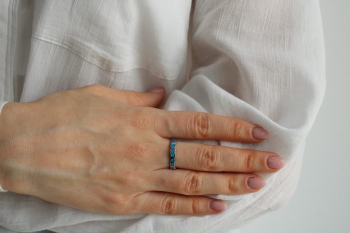 INEL DIN ARGINT BLUE CIRCLE [2]