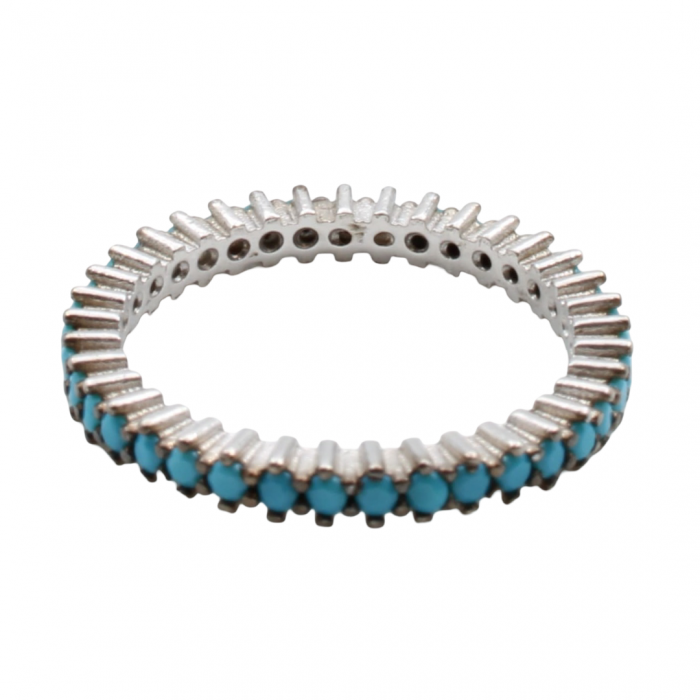 INEL DIN ARGINT BLUE CRYSTAL BAND [1]