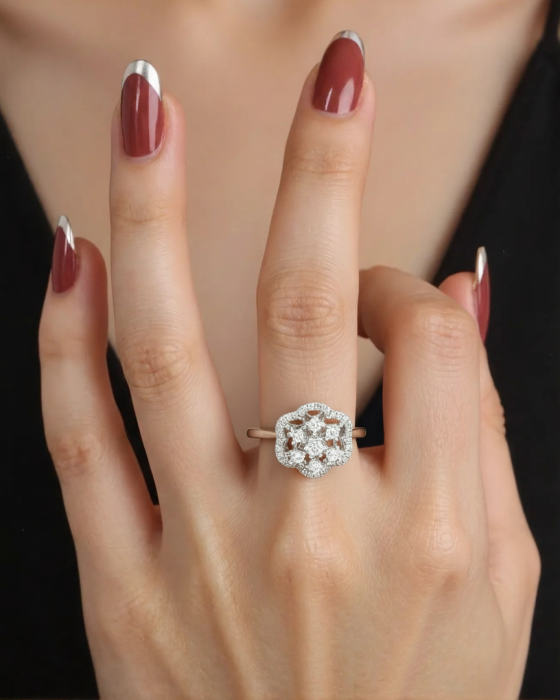 INEL DIN ARGINT SHINY FLOWER [2]