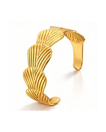 BRĂȚARĂ BANGLE PLACATĂ CU AUR [2]