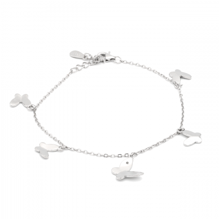 BRATARI - BRATARA DIN ARGINT BUTTERFLIES