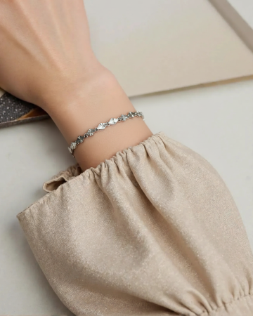 BRATARA DIN ARGINT SHINY CUBES [1]