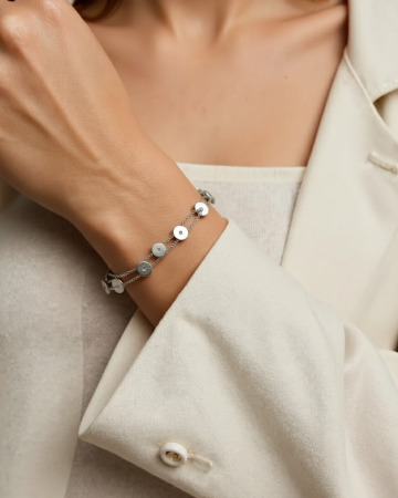 BRATARA DIN ARGINT SILVER DOUBLE ROUNDS [1]