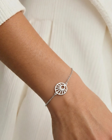 BRATARA DIN ARGINT SILVER SUN [1]