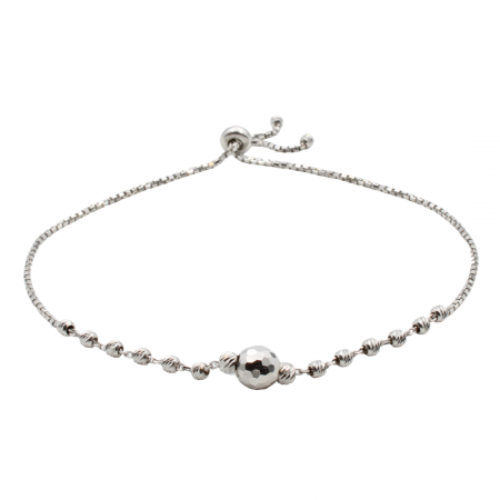 BRATARI - BRATARA DIN ARGINT TENNIS BEADS