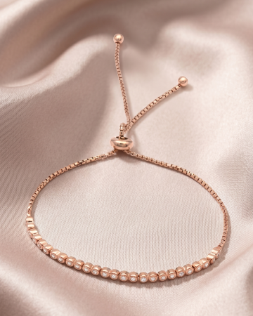 BRATARI - BRATARA DIN ARGINT TENNIS ROSE