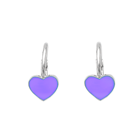 COPII - CERCEI DIN ARGINT COPII PURPLE HEARTS
