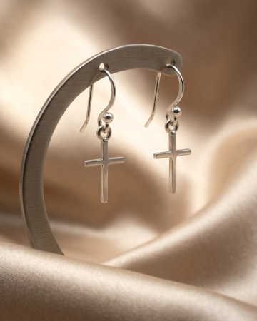 CERCEI - CERCEI DIN ARGINT CROSS