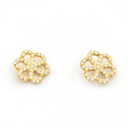 CERCEI - CERCEI DIN ARGINT GOLD SHINY FLOWERS