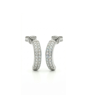 CERCEI - CERCEI DIN ARGINT HALF CRYSTAL