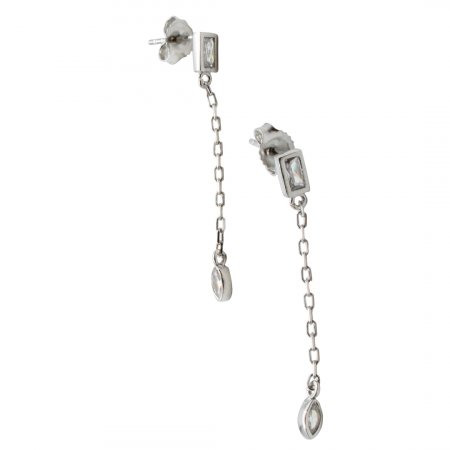 CERCEI - CERCEI DIN ARGINT LONG CHAIN