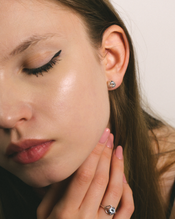 CERCEI DIN ARGINT MINIMAL KNOTS [1]