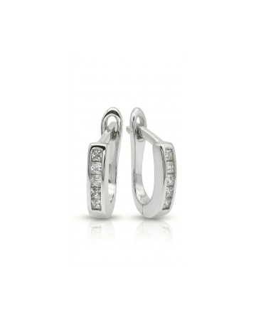 CERCEI - CERCEI DIN ARGINT SIMPLE CRYSTAL BAND