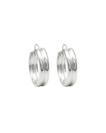 CERCEI DIN ARGINT SIMPLE HOOP [2]