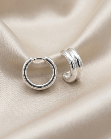 CERCEI ARGINT - CERCEI DIN ARGINT SMALL HOOPS