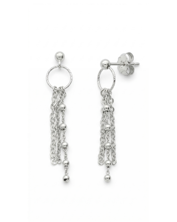 CERCEI - CERCEI DIN ARGINT TRIPLE CHAIN