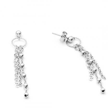 CERCEI - CERCEI DIN ARGINT TRIPLE CHAIN