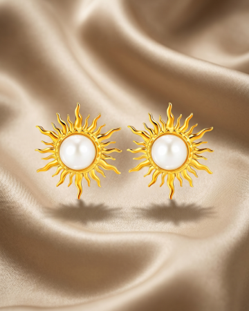 CERCEI PLACATI CU AUR 18K - CERCEI PLACATI CU AUR SUN
