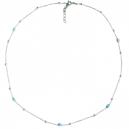 COLIERE - COLIER DIN ARGINT BLUE EYES