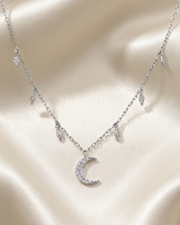 COLIERE - Colier din argint 925 Shiny Moon – Suavity