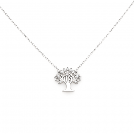 COLIERE - COLIER DIN ARGINT SHINY TREE OF LIFE