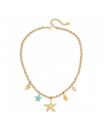 COLIER PLACAT CU AUR STARFISH [3]