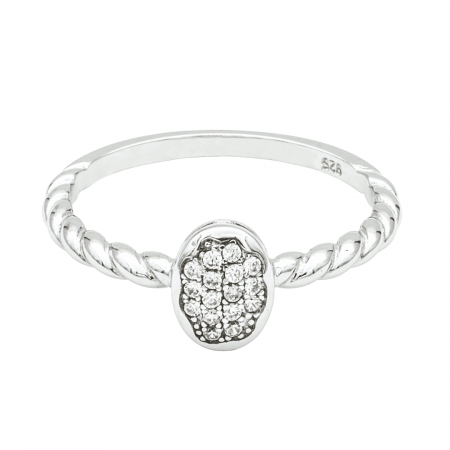 INELE - INEL DIN ARGINT CRYSTAL KNOTS