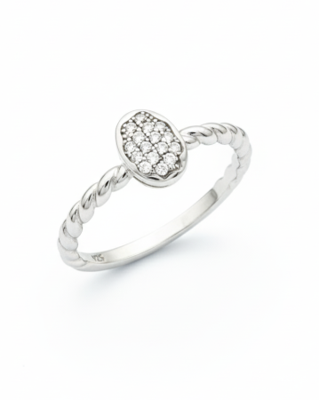 INELE - INEL DIN ARGINT CRYSTAL KNOTS