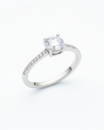 INELE - INEL DIN ARGINT CRYSTAL SQUARE