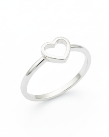 INELE - INEL DIN ARGINT MINIMALIST HEART