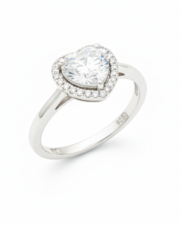 INELE - INEL DIN ARGINT SHINY HEART