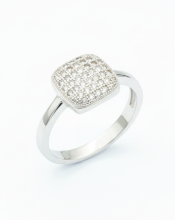 INELE - INEL DIN ARGINT SHINY SQUARE