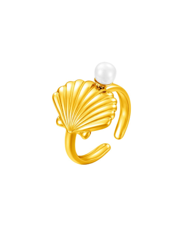 INEL REGLABIL PLACAT CU AUR SEASHELL [2]